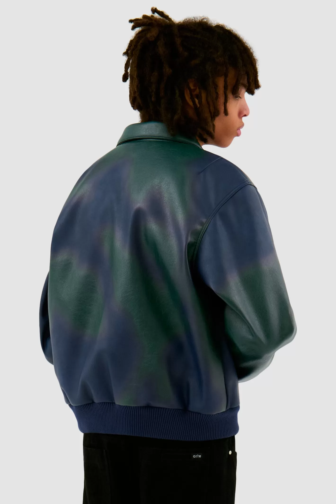 New Artisan Leather Jacket - /Green Jackets