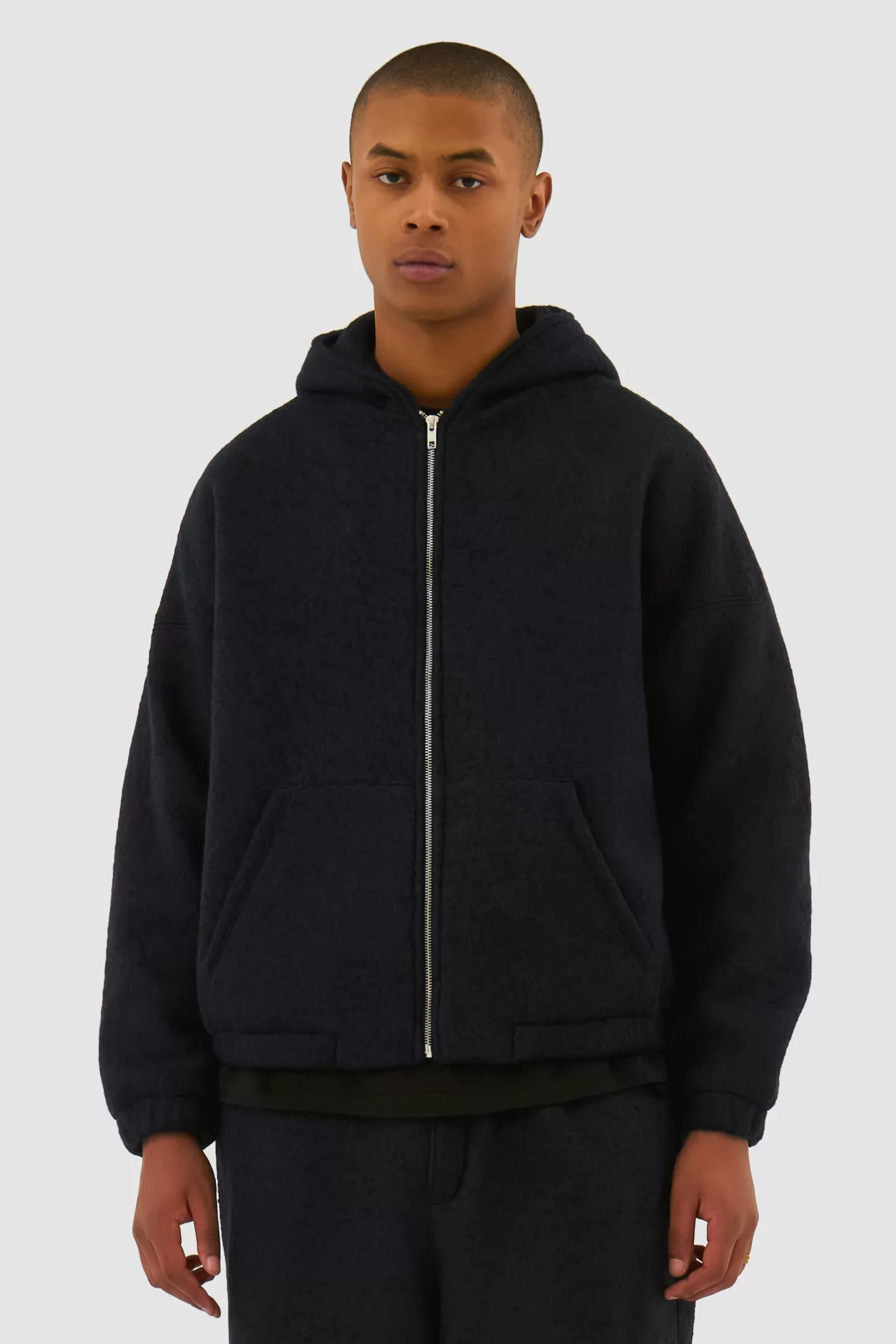 Outlet Wool Hooded Jacket - Jackets | Co-ords